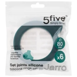Bissolo Casa Barattoli<SET 6 GUARNIZIONI PER BARATTOLI DIAM. 8CM