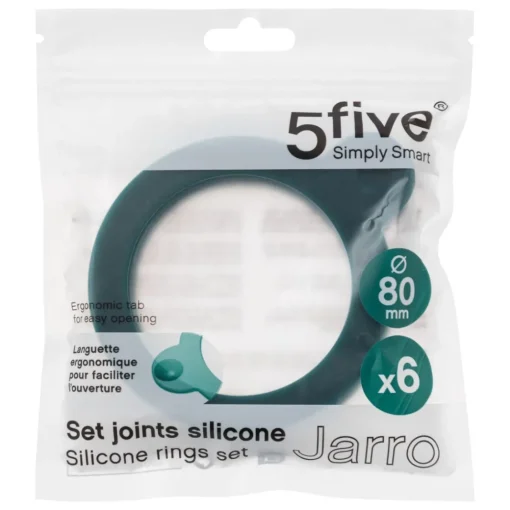 Bissolo Casa Barattoli<SET 6 GUARNIZIONI PER BARATTOLI DIAM. 8CM