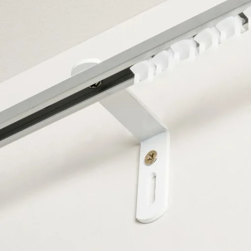Bissolo Casa Accessori E Pali Tende Binari Per Tende<SET 2 MENSOLE PER BINARI 60MM BIANCO: vendita online SET 2 MENSOLE PER BINARI 60MM BIANCO in offerta