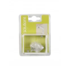 Bissolo Casa Accessori E Pali Tende Binari Per Tende<SET 2 MENSOLE PER BINARI 60MM BIANCO: vendita online SET 2 MENSOLE PER BINARI 60MM BIANCO in offerta