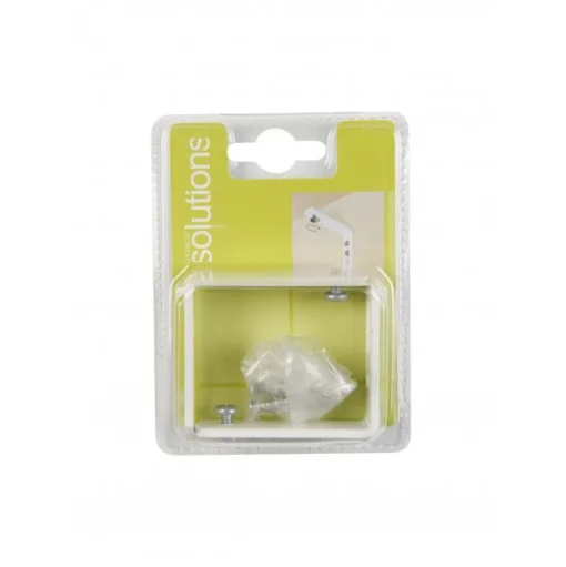 Bissolo Casa Accessori E Pali Tende Binari Per Tende<SET 2 MENSOLE PER BINARI 60MM BIANCO: vendita online SET 2 MENSOLE PER BINARI 60MM BIANCO in offerta