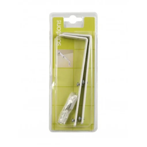 Bissolo Casa Accessori E Pali Tende Binari Per Tende<SET 2 MENSOLE PER BINARI 160MM BIANCO : vendita online SET 2 MENSOLE PER BINARI 160MM BIANCO in offerta