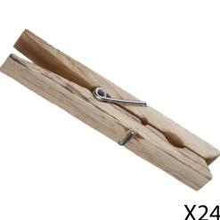Bissolo Casa Stendibiancheria<SET 24 MOLLETTE IN LEGNO: vendita online SET 24 MOLLETTE IN LEGNO in offerta