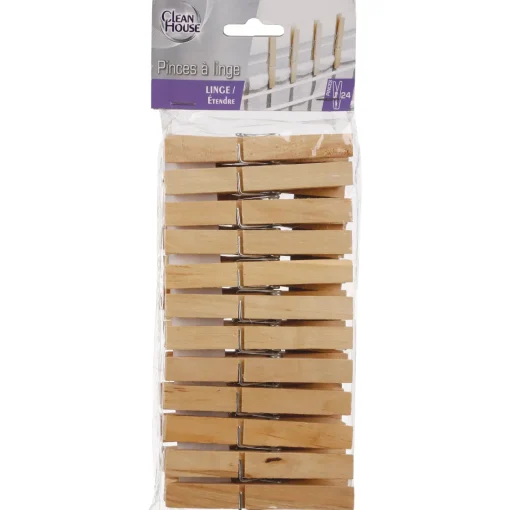 Bissolo Casa Stendibiancheria<SET 24 MOLLETTE IN LEGNO: vendita online SET 24 MOLLETTE IN LEGNO in offerta