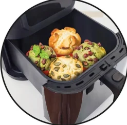 Bissolo Casa Pasticceria Stampini<SET 4 PIROTTINI ROSSI IN SILICONE PER FRIGGITRICE AD ARIA 7X3.2CM
