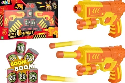 Bissolo Casa Giochi Di Imitazione<SET 2 PISTOLE CON 12 PROIETTILI CON 6 BERSAGLI: vendita online SET 2 PISTOLE CON 12 PROIETTILI CON 6 BERSAGLI in offerta