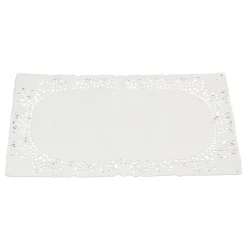 Bissolo Casa Pasticceria Porta Torte E Alzate<SET 5 PIZZI SOTTO TORTA LINEA EASY BAKE IN CARTA BIANCA 20X30CM