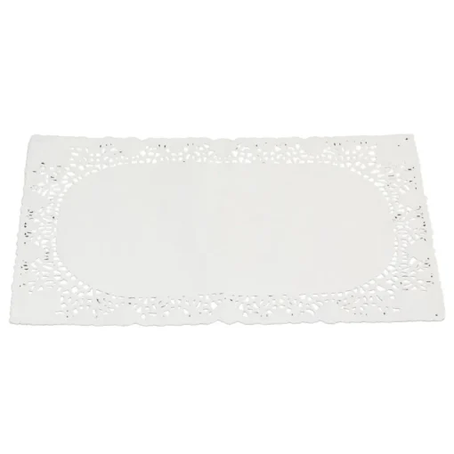 Bissolo Casa Pasticceria Porta Torte E Alzate<SET 5 PIZZI SOTTO TORTA LINEA EASY BAKE IN CARTA BIANCA 20X30CM