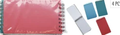 Bissolo Casa Quaderni E Blocchi Quaderni Ad Anelli<SET 4 PZ BOOKNOTES AD ANELLI 40 FOGLI RIGHE ASSORTITO: vendita online SET 4 PZ BOOKNOTES AD ANELLI 40 FOGLI RIGHE ASSORTITO in offerta