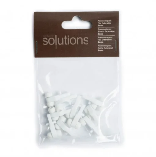 Bissolo Casa Accessori E Pali Tende Binari Per Tende<SET 20 SCIVOLI PER BINARIO BASICO BIANCO: vendita online SET 20 SCIVOLI PER BINARIO BASICO BIANCO in offerta
