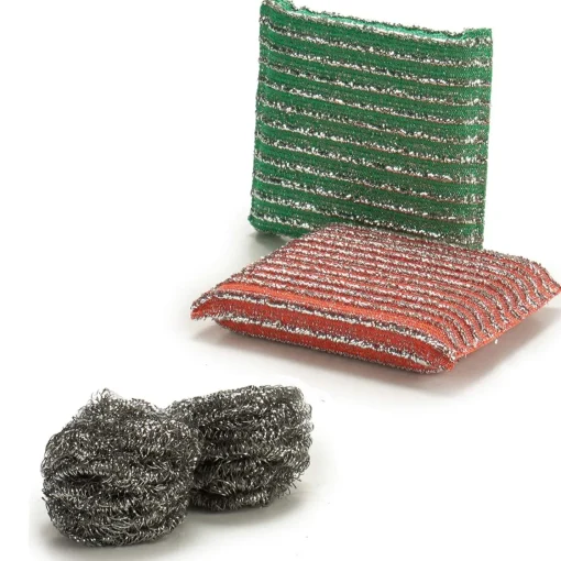 Bissolo Casa Panni<SET 4 SPUGNE METALLICHE: vendita online SET 4 SPUGNE METALLICHE in offerta