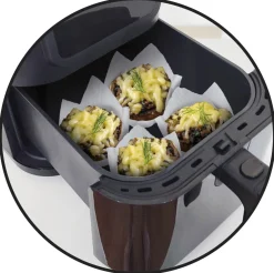 Bissolo Casa Pasticceria Stampini<SET 12 STAMPI PER MUFFIN IN CARTA DA FORNO PER FRIGGITRICE AD ARIA 8.5X8CM