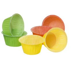 Bissolo Casa Pasticceria Stampini<SET 6 STAMPINI MUFFINS LINEA EASY BAKE IN CARTA DA FORNO 5X4CM