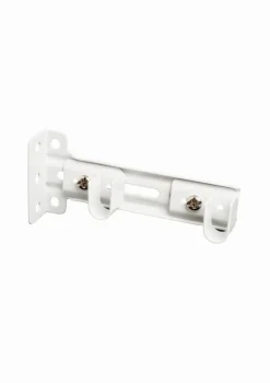 Bissolo Casa Accessori E Pali Tende Binari Per Tende<SET 2 SUPPORTI DOPPI PER BINARIO RINFORZATO BIANCO : vendita online SET 2 SUPPORTI DOPPI PER BINARIO RINFORZATO BIANCO in offerta