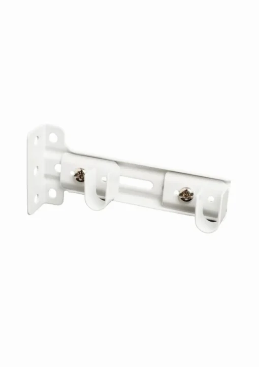 Bissolo Casa Accessori E Pali Tende Binari Per Tende<SET 2 SUPPORTI DOPPI PER BINARIO RINFORZATO BIANCO : vendita online SET 2 SUPPORTI DOPPI PER BINARIO RINFORZATO BIANCO in offerta