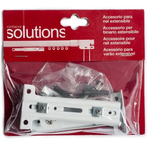 Bissolo Casa Accessori E Pali Tende Binari Per Tende<SET 2 SUPPORTI DOPPI PER BINARIO RINFORZATO BIANCO : vendita online SET 2 SUPPORTI DOPPI PER BINARIO RINFORZATO BIANCO in offerta