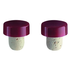 Bissolo Casa Accessori Vari Utensili Da Cucina<SET 2 TAPPI IN SUGHERO BORDEAUX LINEA DAILY