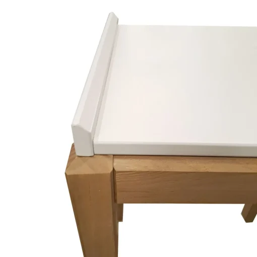 Bissolo Casa Tavolini<SET 2 TAVOLINI LEGNO MASSELLO E BIANCO: vendita online SET 2 TAVOLINI LEGNO MASSELLO E BIANCO in offerta