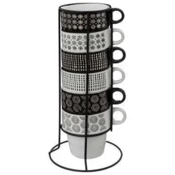 Bissolo Casa Tazze, Tazzine, Coppette Tazze<SET 6 TAZZE CON SOSTEGNO 26CL