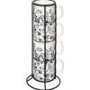 Bissolo Casa Tazze, Tazzine, Coppette Tazze<SET 4 TAZZE RACK FLORAL CON SUPPORTO