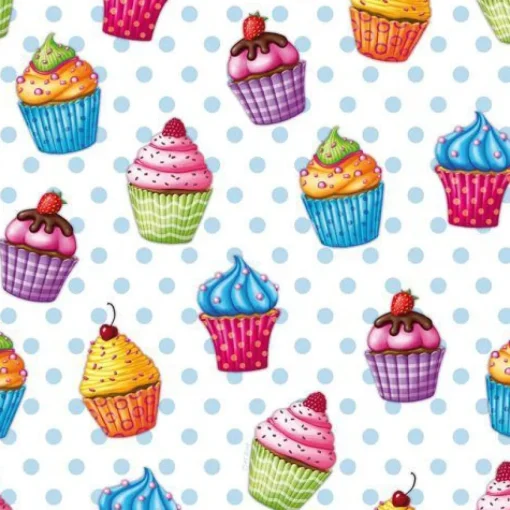 Bissolo Casa Party Tovaglioli Usa E Getta<SET 20 TOVAGLIOLI 33X33CM 3 VELI CUPCAKES: vendita online SET 20 TOVAGLIOLI 33X33CM 3 VELI CUPCAKES in offerta