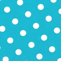 Bissolo Casa Party Tovaglioli Usa E Getta<SET 20 TOVAGLIOLI 40X40CM DOTS TURCHESE: vendita online SET 20 TOVAGLIOLI 40X40CM DOTS TURCHESE in offerta