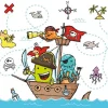 Bissolo Casa Party Tovaglioli Usa E Getta<SET 20 TOVAGLIOLI 33X33CM PIRATE CREW: vendita online SET 20 TOVAGLIOLI 33X33CM PIRATE CREW in offerta
