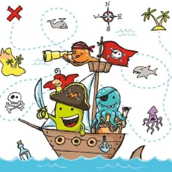 Bissolo Casa Party Tovaglioli Usa E Getta<SET 20 TOVAGLIOLI 33X33CM PIRATE CREW: vendita online SET 20 TOVAGLIOLI 33X33CM PIRATE CREW in offerta