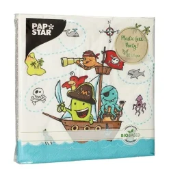 Bissolo Casa Party Tovaglioli Usa E Getta<SET 20 TOVAGLIOLI 33X33CM PIRATE CREW: vendita online SET 20 TOVAGLIOLI 33X33CM PIRATE CREW in offerta