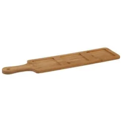 Bissolo Casa Tazze, Tazzine, Coppette Coppette<SET APERITIVO CON TAGLIERE IN BAMBU' E 3 CIOTOLINE IN VETRO