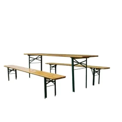 Bissolo Casa Set Tavoli E Sedie|Panchine<Set birreria tavolo e due panche richiudibili - BissoloCasa