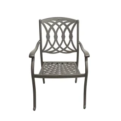 Bissolo Casa Set Tavoli E Sedie<SET TAVOLO E 8 SEDIE IN ALLUMINIO ANTRACITE: TAVOLO DA ESTERNO
