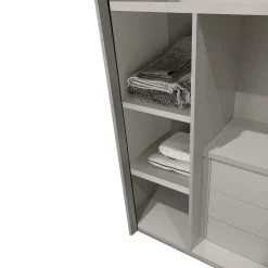 Bissolo Casa Accessori Armadi<SET TRAMEZZO CM 44,5 H. 114 GRIGIO PERLA