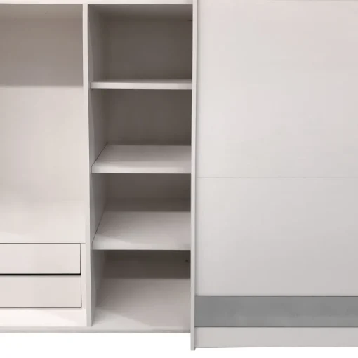 Bissolo Casa Accessori Armadi<SET TRAMEZZO CM 44,5 H. 156 GRIGIO PERLA