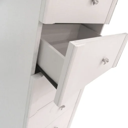 Bissolo Casa Cassettiere Multiuso|Cassettiere E Comodini<Settimino classico in frassino bianco: settimino 6 cassetti modello SARA