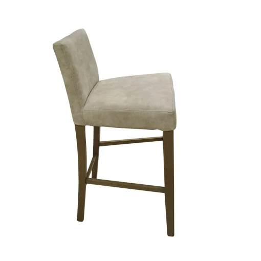 Bissolo Casa Sgabelli<SGABELLO BASSO MOD, DENVER IN TESSUTO VINTAGE BEIGE