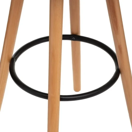 Bissolo Casa Sgabelli<SGABELLO MAXON IN FAGGIO E POLIPROPILENE E PU NERO : vendita online SGABELLO MAXON IN FAGGIO E POLIPROPILENE E PU NERO in offerta