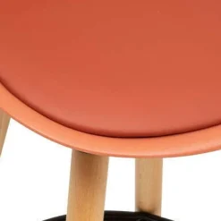 Bissolo Casa Sgabelli<SGABELLO MAXON IN FAGGIO E POLIPROPILENE E PU TERRACOTTA: vendita online SGABELLO MAXON IN FAGGIO E POLIPROPILENE E PU TERRACOTTA in offerta