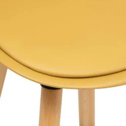 Bissolo Casa Sgabelli<SGABELLO MAXON IN FAGGIO E POLIPROPILENE E PU GIALLO OCRA : vendita online SGABELLO MAXON IN FAGGIO E POLIPROPILENE E PU GIALLO OCRA in offerta