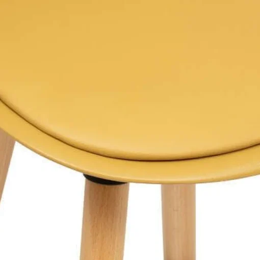 Bissolo Casa Sgabelli<SGABELLO MAXON IN FAGGIO E POLIPROPILENE E PU GIALLO OCRA : vendita online SGABELLO MAXON IN FAGGIO E POLIPROPILENE E PU GIALLO OCRA in offerta