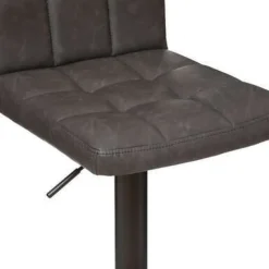 Bissolo Casa Sgabelli<SGABELLO MOD. DELEK IN ECOPELLE GRIGIO VINTAGE: vendita online SGABELLO MOD. DELEK IN ECOPELLE GRIGIO VINTAGE in offerta