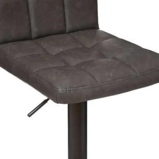 Bissolo Casa Sgabelli<SGABELLO MOD. DELEK IN ECOPELLE GRIGIO VINTAGE: vendita online SGABELLO MOD. DELEK IN ECOPELLE GRIGIO VINTAGE in offerta