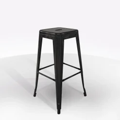 Bissolo Casa Sgabelli<SGABELLO MOD. ROSE METALLO NERO LUCIDO: vendita online SGABELLO MOD. ROSE METALLO NERO LUCIDO in offerta