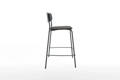 Bissolo Casa Sgabelli<SGABELLO MOD. SMILE PIOMBO CON SEDUTA IMBOTTITA: vendita online SGABELLO MOD. SMILE PIOMBO CON SEDUTA IMBOTTITA in offerta