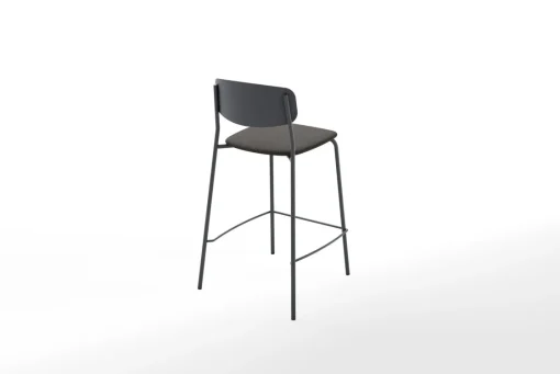 Bissolo Casa Sgabelli<SGABELLO MOD. SMILE PIOMBO CON SEDUTA IMBOTTITA: vendita online SGABELLO MOD. SMILE PIOMBO CON SEDUTA IMBOTTITA in offerta
