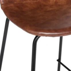 Bissolo Casa Sgabelli<SGABELLO VLADI IN PU INVECCHIATO MARRONE: vendita online SGABELLO VLADI IN PU INVECCHIATO MARRONE in offerta