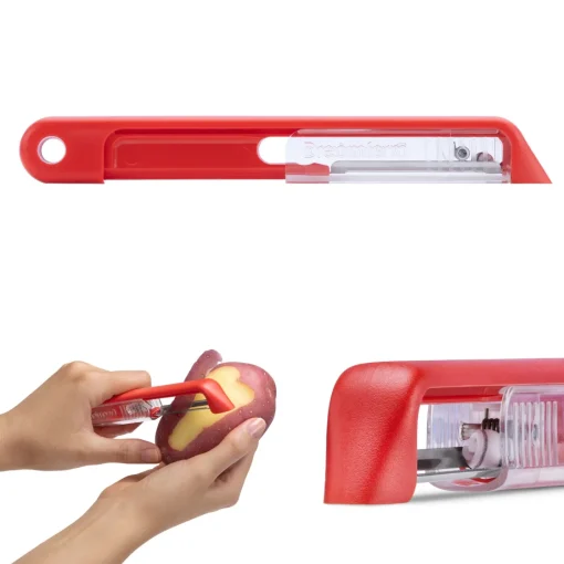 Bissolo Casa Accessori Vari Utensili Da Cucina<SHARPLE - PELAPATATE AUTOAFFILANTE ROSSO
