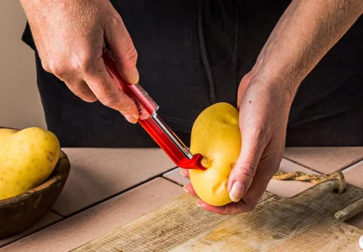 Bissolo Casa Accessori Vari Utensili Da Cucina<SHARPLE - PELAPATATE AUTOAFFILANTE ROSSO