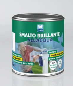 Bissolo Casa Pittura<SMALTO BRILLANTE H2O GIALLO CROMO 750ML: vendita online SMALTO BRILLANTE H2O GIALLO CROMO 750ML in offerta