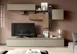 Bissolo Casa Pareti E Soggiorni Componibili<Soggiorno completo in Offerta Online: Mobile Infinity Bronzo Mercure